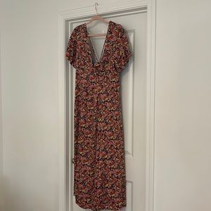 Floral maxi dress XXL NWT